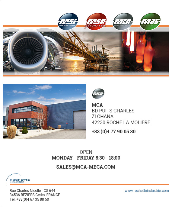 Formulaire de contact MCA rochette industrie mecanic sud centre aeroptic